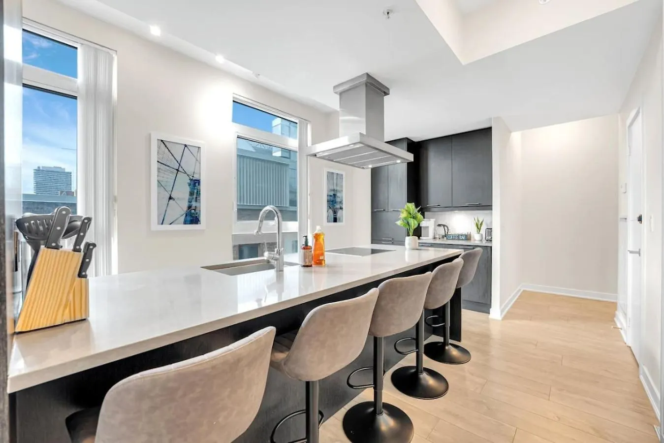Luxe 5Bd Unit Sleeps 11 - Hospitals Mtcc Ttc Acc Apartment Toronto